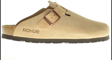 Rohde Sunnys No15 klompen dames pantoffels muiltjes leer 6071 natuur