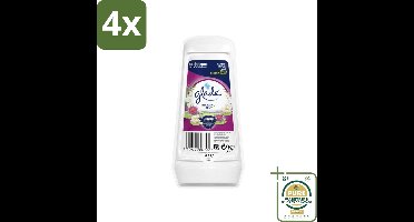 Glade – Luchtverfrisser Gel – Relaxing Zen – 150 g - Voordeelverpakking - 4 stuks - Frisse geur - Geur neutraliseren