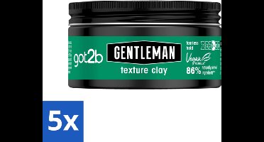 Got2B - Texture Clay - Gentleman - 100 ml - Bulkverpakking - 5 stuks