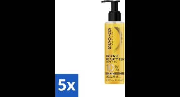 5 x Syoss - Beauty Elixir - Haarolie - Voedt & Glanst - 100 ml - Haarolie - Haarserum - Voedend Haarproduct - Glanshaar - Droog Haar