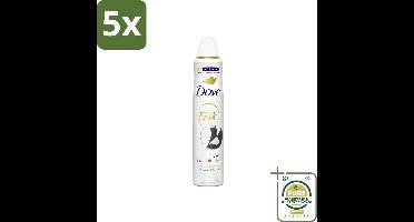 5 x Dove Deodorant Spray - Invisible Dry - 200 ml - Grootverpakking - Dove Deodorant Spray - Anti-transpirant - Zweetvermindering - Onzichtbare Bescherming - Geur