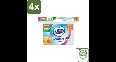 Edet – Toiletpapier – 3-Laags - Voordeelverpakking - 4 stuks - Toiletpapier - Stro