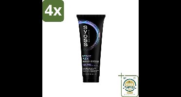 Syoss - Plex - Conditioner - Herstelt Haarbruggen - 250 ml - Voordeelverpakking - 4 stuks - Beschadigd haar - Haarverzorging
