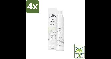 Therme - Zen White Lotus - Interieurspray - Langdurige Geur - Aromatisch - 60ml - Voordeelverpakking - 4 stuks - Interieurspray - Geur
