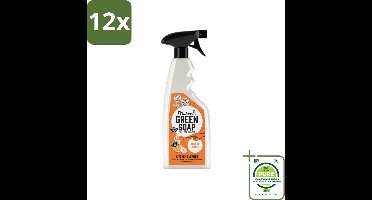 Marcel's Green Soap - Keukenreiniger - Sinaasappel & Jasmijn - Tegen vet & vuil - 500 ml - Voordeelverpakking - 12 stuks - Keukenreiniger - Biologisch afbreekbaar