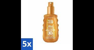 Garnier - Ambre Solaire - Melkspray - Ideal Bronze - SPF 30 - 150 ml - Bulkverpakking - 5 stuks