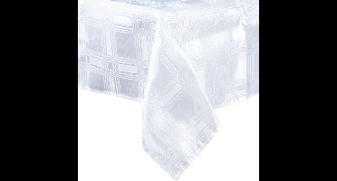 Excellent Houseware - Tafellaken - Biały - Plamoodporny - Polyester