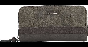Tom Tailor - TTJUNA portemonnee met logobadge - Maat ONESIZE - grey