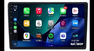 Geschikt voor Citroen Jumper (2006 t/m 2015) | 9 inch Android 15.0 CarPlay autoradio | Draadloos CarPlay & Android Auto | 2GB RAM + 32GB | Mic, Camera (AHD) & DAB+ | Bluetooth & WiFi | NAVIBOP NB-2196 | Bouwjaar 2006 t/m 2015