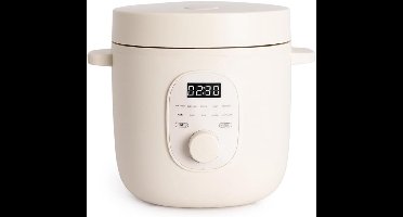 RVV® Rijstkoker klein - Rijstkoker - Rijstkokers - gebroken wit - 24 x 22.7 x 22.7 cm