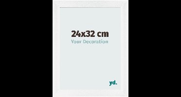 Your Decoration - Fotolijst 24x32 cm - MDF - Wit Hoogglans - Pisa