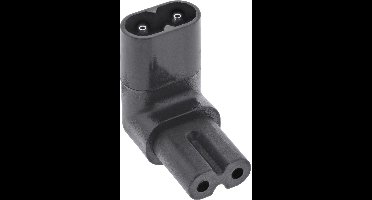 C7 (haaks boven/beneden) - C8 stroomadapter / zwart