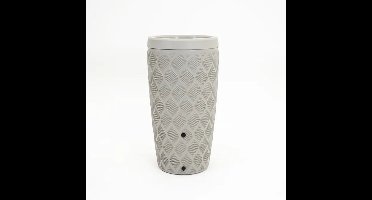 Vita Regenton Flow licht grijs 240L + Vulautomaat + Plantenbak + Kraan met Gradena koppeling + Vorst/ UV bestendig kunststof