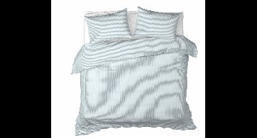 Moodit Dekbedovertrek Misty Stone Blue - Hotelmaat - 260 x 240 cm - Katoen Flanel