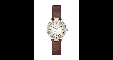 Gc Gc Vogue Quartz Day & Date Bruin Case: 100% Stainless Steel | Armband: 100% Leather 32 Z22004L1MF