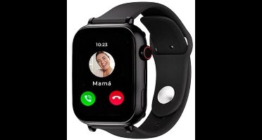 SaveFamily SaveWatch Plus 4G Kids Smartwatch Calling, Video, Face ID, Adjustable Straps, UltraSlim, Backgrounds, Music, Bluetooth, App Store (Black is Black)