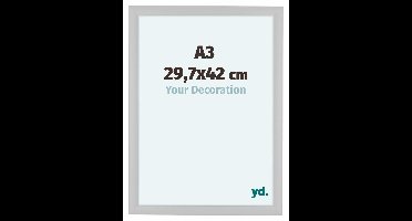 Your Decoration - Fotolijst A3 29,7x42 cm - MDF - Wit Hoogglans - Como