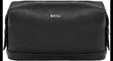 HUGO BOSS toilettas Classic Grained Washbag Black zwart