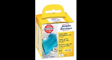 Avery-Zweckform Rol met etiketten Compatibel met DYMO 99017, S0722460 50 x 12 mm Papier Wit 220 stuk(s) Permanent