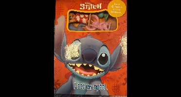 Disney Stitch - leesboek met 4 speelfiguren