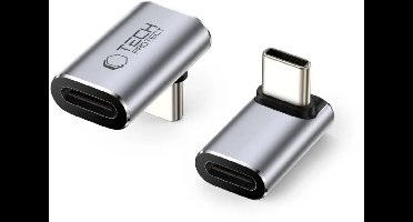 Tech-Protect Hoekige Usb-C-Adapter Voor Telefoons, Tablets, Laptops