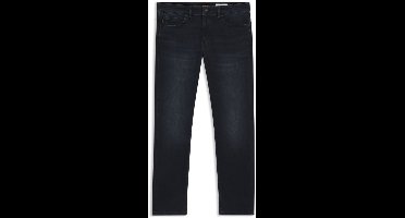 Boss orange jeans slim fit donkerblauw katoen