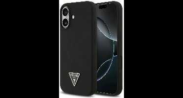 Guess Siliconen Driehoek Logo Magsafe Hoesje Voor Iphone 17 Beschermend