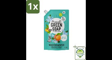 1 x Marcel’s Green Soap – Wasverzachter – Peach & Jasmine Navulling – 750 ml - Wasverzachter - Wasverzachter Navulling - Wasverzachter Perzik En Jasmijn - Wasverzachter Voor Kleding - Wasverzachter Voor Beddengoed