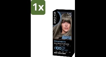 1 x SYOSS - Coloration 7-46 Cool Middenblond - Haarverf - Grijsdekking - Vermindert Haarbreuk - Haarverf - Permanente Haarkleuring - Grijsdekking - Keratine - Haarverzorging