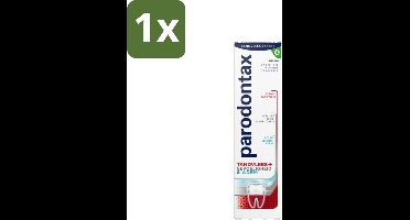 1 x Parodontax - Tandpasta - Tandvlees+Gevoeligheid & Adem - Dagelijkse Bescherming - 75 ml - Tandvleesbescherming - Gevoelige Tanden - Frisse Adem - Tandpasta - Tandgevoeligheid