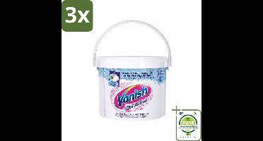 3 x Vanish - Vlekverwijderaar - Oxi Action Whitening Booster - Voor Witte Was - Poeder - 2,7 kg - Grootverpakking - Witte Was - Vlekkenverwijderaar - Waspoeder - Witwas - Bleekmiddelvrij