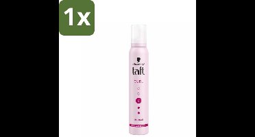 1 x Taft - Haarmousse - Curl 3 - Gedefinieerde krullen - 200 ml - Krullen - Golvend Haar - Haarmousse - Hold 3/15 - Veerkrachtige Krullen