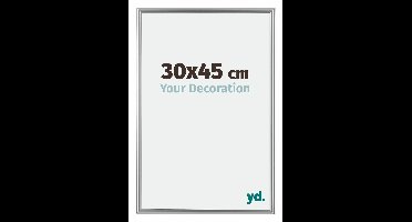 Your Decoration - Fotolijst 30x45 cm - Kunststof - Zilver - Bordeaux