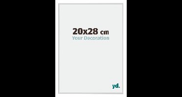Your Decoration - Fotolijst 20x28 cm - Aluminium - Zilver Mat - Miami