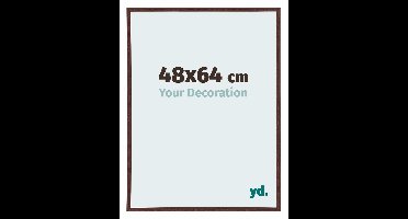 Your Decoration - Puzzellijst 48x64 cm - Bruin - Puzzellijst 500-1000 stukjes - Kunststof Fotolijst - Annecy
