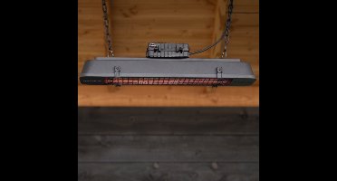 Sunred – Vintage - Dark lijn - Zwart – Tafelmodel - Terrasverwarmer – Carbon rosé goud technologie - 2500W – ECO – 2 Standen - Afstand bestuurbaar - Elektrische heater