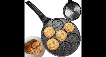 RVV® Poffertjespan - Poffertjespannen - Zwart - 26cm x 26cm x 4cm