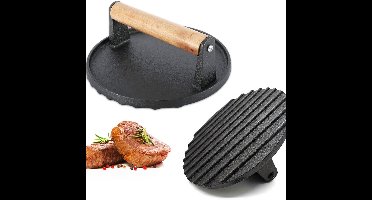 Burger Smasher - Grill Press - Gietijzeren Bakplaat