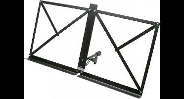 Inklapbare Desktop Muziekstandaard voor Noten en Tablets, Zwart