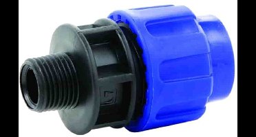 PP PE Buis Koppeling Koppeling 40 x 1" AG