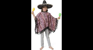 Mexicaanse poncho Pedro kinderen