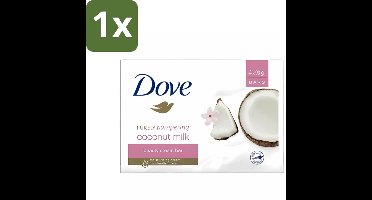 1 x Dove - Zeep - Purely Pampering - Kokos - Zacht en verzorgend - 4 x 100 g - Zeep - Kokos - Jasmijn - Was - Handen