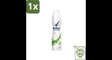 1 x Rexona - Fresh Aloe Vera - Deodorant Spray - 150 ml- Aloe Vera Deodorant Spray - 48 Uur Bescherming - Deodorant Spray - Rexona Fresh Aloe Vera