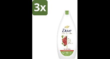 Dove - Douchegel - Revitalising - Verfrissend - 400 ml - Bulkverpakking - 3 stuks
