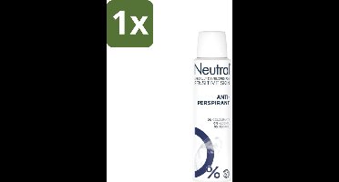1 x Neutral - Deodorant Spray - Anti-perspirant - Gevoelige Huid - 0% Kleurstof, Parfum & Alcohol - 150 ml - Gevoelige Huid - Anti-perspirant - Deodorant Spray - 0% Parfum - 0% Kleurstof