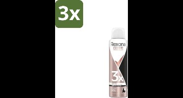 3 x Rexona – Deodorant Spray – Maximum Protection Invisible – 150 ml - Deodorant Spray - Zweetvermindering - Frisse Geur - Witte Strepen Voorkomen - Donkere Kleding Beschermen