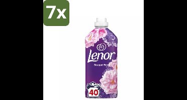 Lenor - Wasverzachter - Bloemenboeket - 40 Wasbeurten - Bulkverpakking - 7 stuks