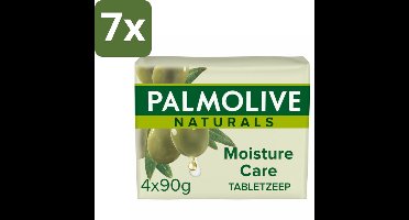 Palmolive Tabletzeep Naturals Olijf Melk 4x 90 gr - Bulkverpakking - 7 stuks