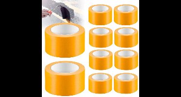 10x Oranje Tesa Tynkarska 30mm/50m - UV-bestendig, 14 dagen