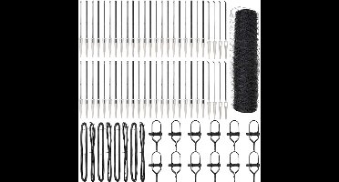 vidaXL - Hekpaal. - Grijs